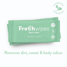 Load image into Gallery viewer, Ocean Fresh Scented FreshWipes Antibacterial/Biodegradable Body Wipes
